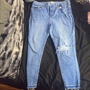 American Rag Light Blue Ripped Skinny Jeans